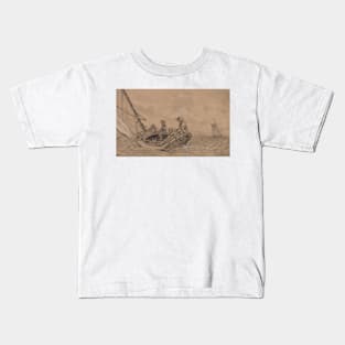 Breezing Up by Winslow Homer Kids T-Shirt